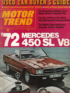 MOTOR TREND 1971 JUNE - LORENZEN, BAVARIA, MARCOS
